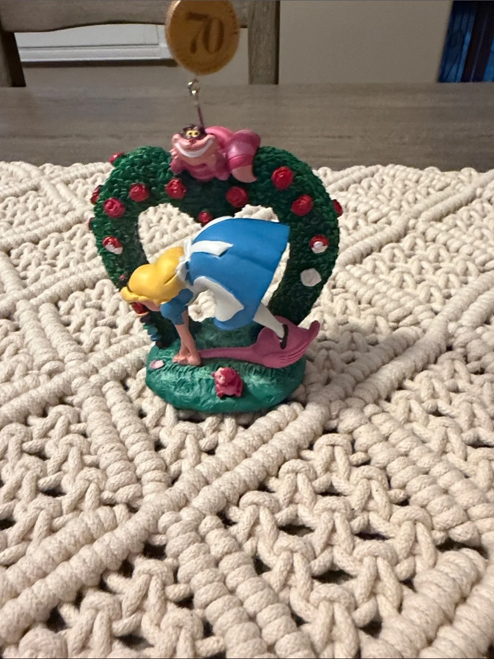 Disney Alice in Wonderland Blue & Green Holiday Ornament - Sketchbook Legacy
